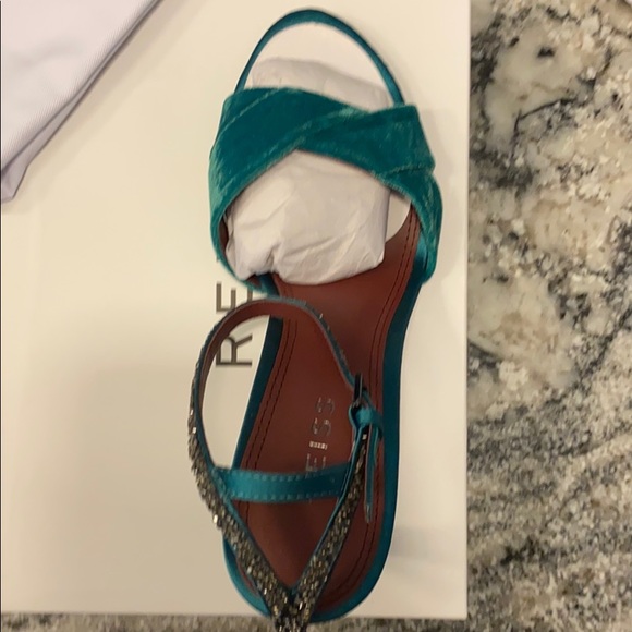 REISS- HAYDEN VELVET CROSS OVER -39 EMERALD - Picture 6 of 9